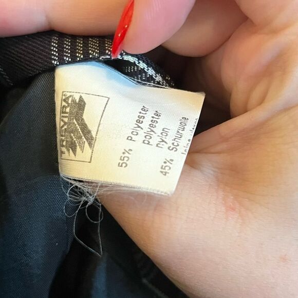 Vintage plaid wool blazer - Picture 7 of 12